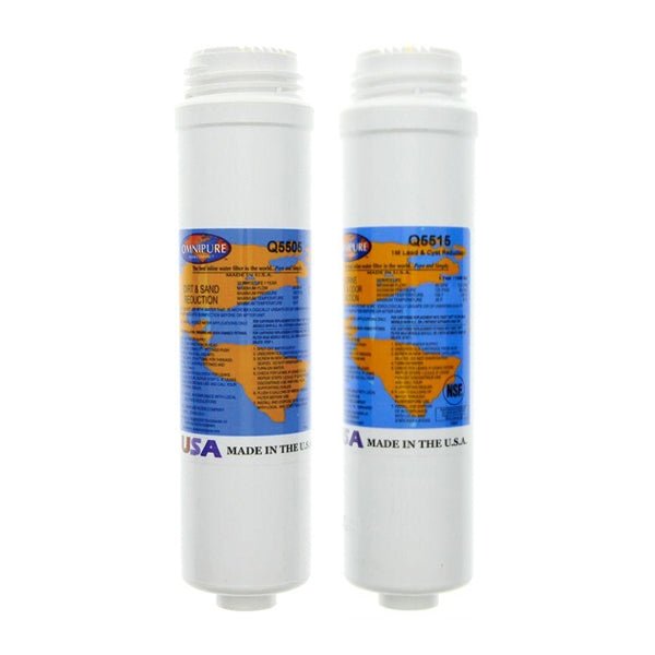 Omnipure Q5505 and Q5515 Carbon Block Filter Replacement Cartridge USA - WATER FILTER DISTRIBUTORS