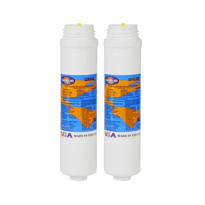 Omnipure Quick Change Twin Under Sink Filter Set Q5540 & Q5520 - WATER FILTER DISTRIBUTORS