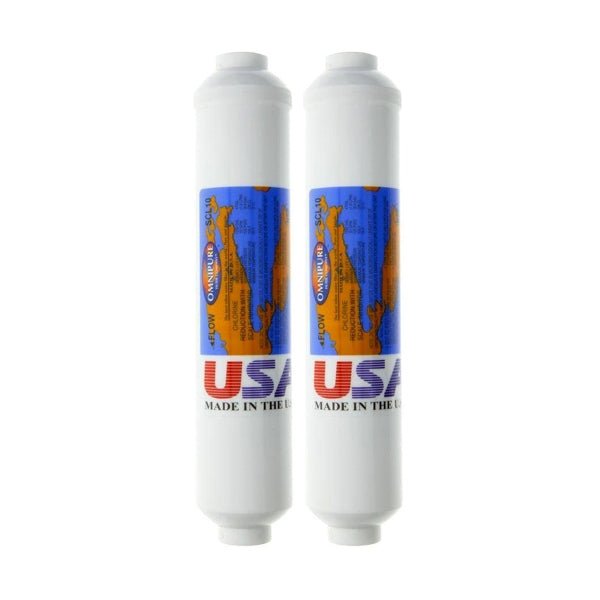 Omnipure SCL10 GAC Phosphate Scale Inhibitor Female 1/4" female - WATER FILTER DISTRIBUTORS