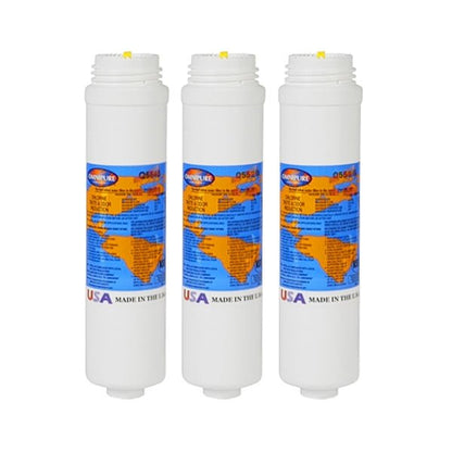 Omnipure Triple Under Sink Replacement Filter Set Q5505 Q5540 Q5520 - WATER FILTER DISTRIBUTORS