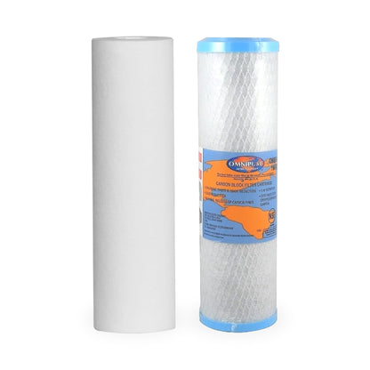 Omnipure USA Twin Under Sink Replacement Water Filter Set 10" - WATER FILTER DISTRIBUTORS