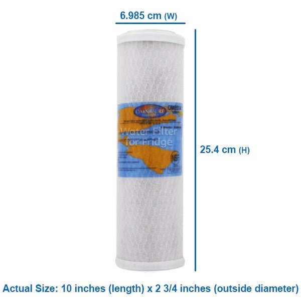 Omnipure Whole House Water System OMB934 Carbon Filter 10 Mic - WATER FILTER DISTRIBUTORS