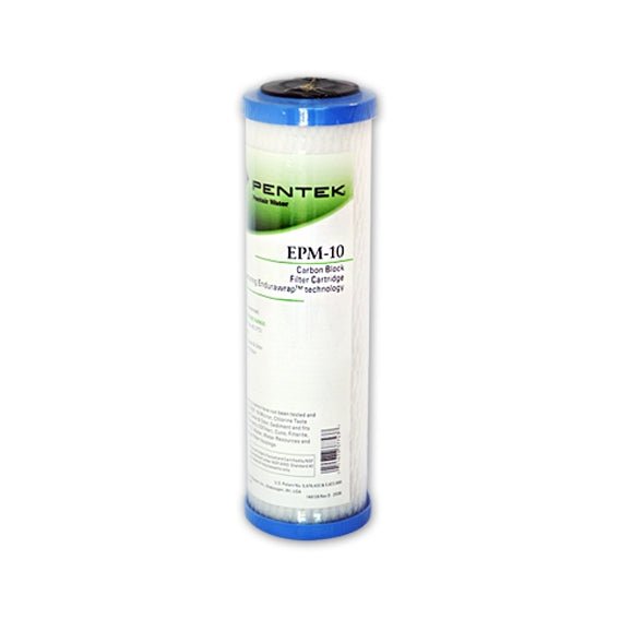 Pentek EPM - 10 Carbon Block Filter Cartridge 9 - 3/4" x 2 - 7/8" 10 Mic - WATER FILTER DISTRIBUTORS