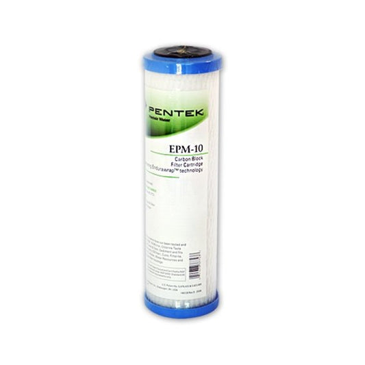 Pentek EPM - 10 Carbon Block Filter Cartridge 9 - 3/4" x 2 - 7/8" 10 Mic - WATER FILTER DISTRIBUTORS
