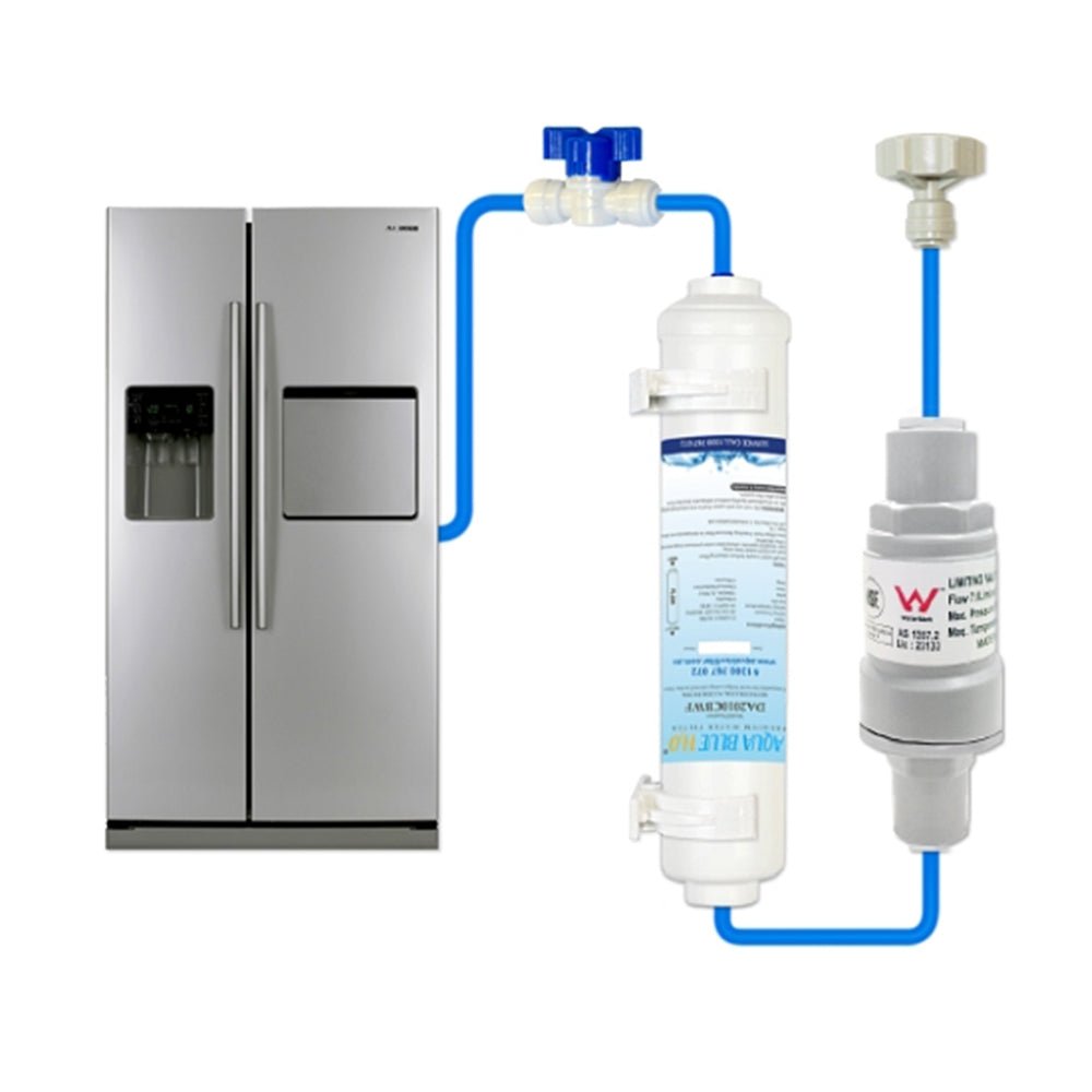 PLV350 Pressure Limiting Valve with Water Line Hose Kit 1/4 inch + Compatible Water Filter Set - WATER FILTER DISTRIBUTORS