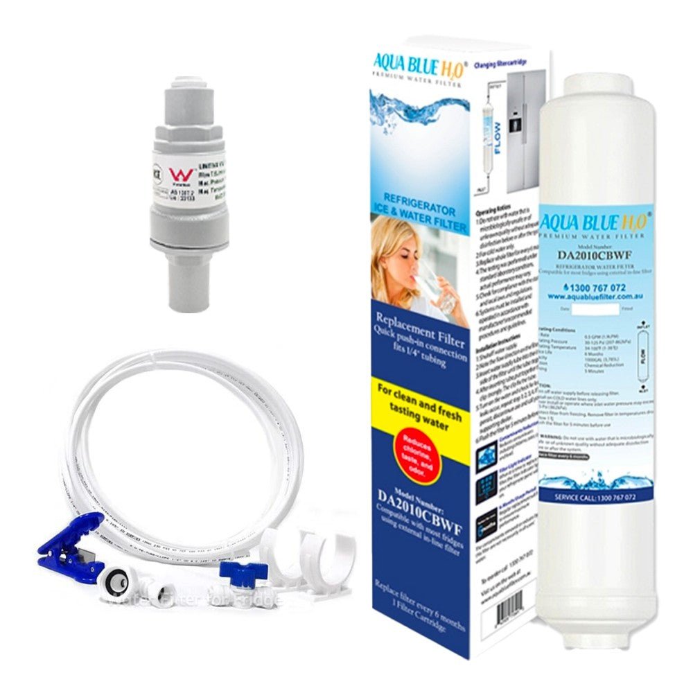 PLV350 Pressure Limiting Valve with Water Line Hose Kit 1/4 inch + Compatible Water Filter Set - WATER FILTER DISTRIBUTORS