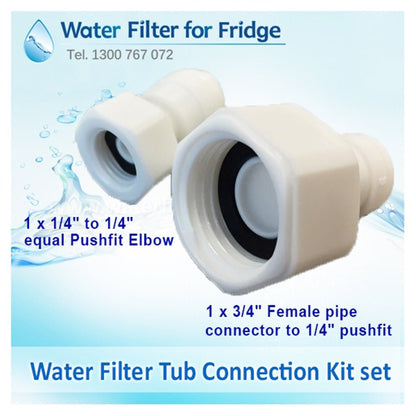 PLV350 Pressure Limiting Valve with Water Line Hose Kit 1/4 inch + Compatible Water Filter Set - WATER FILTER DISTRIBUTORS