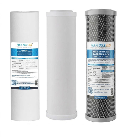 AB3STAGE  Undersink filter set with Ceramic Sediment and  Coconut carbon block filter