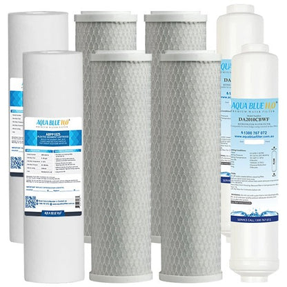 Premium Filter Kit To Suit 5 Stage Reverse Osmosis No Membrane - WATER FILTER DISTRIBUTORS