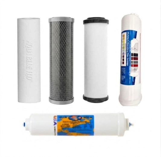 Premium Filter Kit To Suit 5 Stage Reverse Osmosis No Membrane - WATER FILTER DISTRIBUTORS