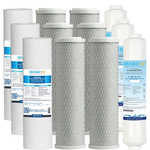 Premium Filter Kit To Suit 5 Stage Reverse Osmosis No Membrane - WATER FILTER DISTRIBUTORS