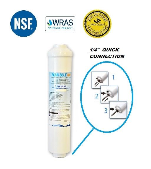 Premium Inline Fridge Filter push fit External Fridge Filter DA2010CB - WF DA2010CB - WATER FILTER DISTRIBUTORS