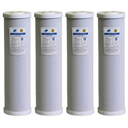 Pure 91451/N 4.5"x 20" Big Blue Coconut Carbon Block 5 Micron Filter /AQUA BLUE H20 ABCTO2045 - 5M - WATER FILTER DISTRIBUTORS