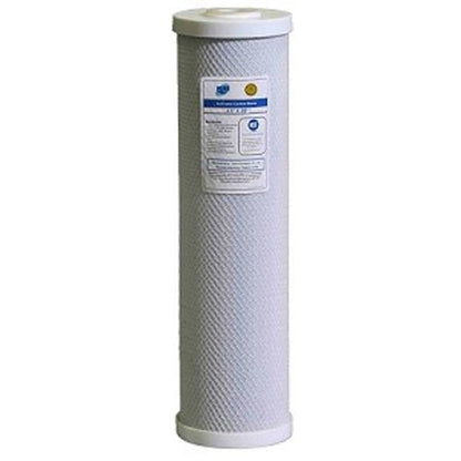 Pure 91451/N 4.5"x 20" Big Blue Coconut Carbon Block 5 Micron Filter /AQUA BLUE H20 ABCTO2045 - 5M - WATER FILTER DISTRIBUTORS