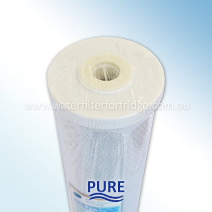 Pure 91451/N 4.5"x 20" Big Blue Coconut Carbon Block 5 Micron Filter /AQUA BLUE H20 ABCTO2045 - 5M - WATER FILTER DISTRIBUTORS