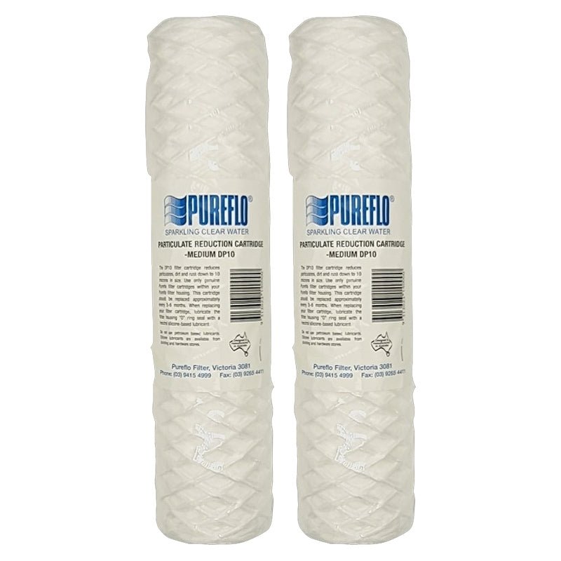 Pureflo Dirt &Rust 10 Micron Water Filtre Medium DP10 - WATER FILTER DISTRIBUTORS