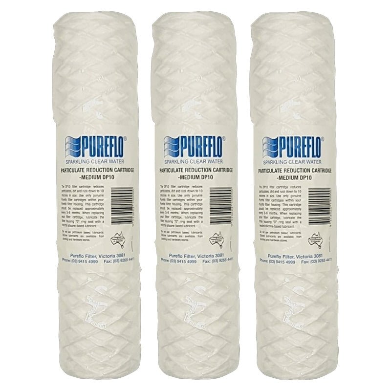 Pureflo Dirt &Rust 10 Micron Water Filtre Medium DP10 - WATER FILTER DISTRIBUTORS