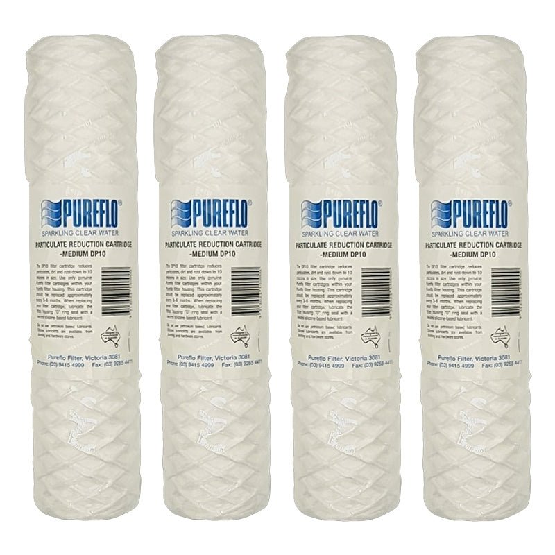 Pureflo Dirt &Rust 10 Micron Water Filtre Medium DP10 - WATER FILTER DISTRIBUTORS