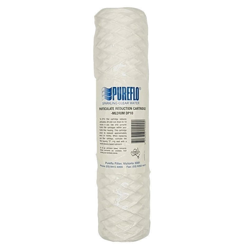 Pureflo Dirt &Rust 10 Micron Water Filtre Medium DP10 - WATER FILTER DISTRIBUTORS