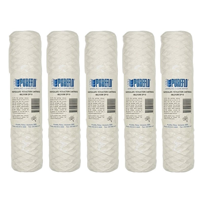 Pureflo Dirt &Rust 10 Micron Water Filtre Medium DP10 - WATER FILTER DISTRIBUTORS