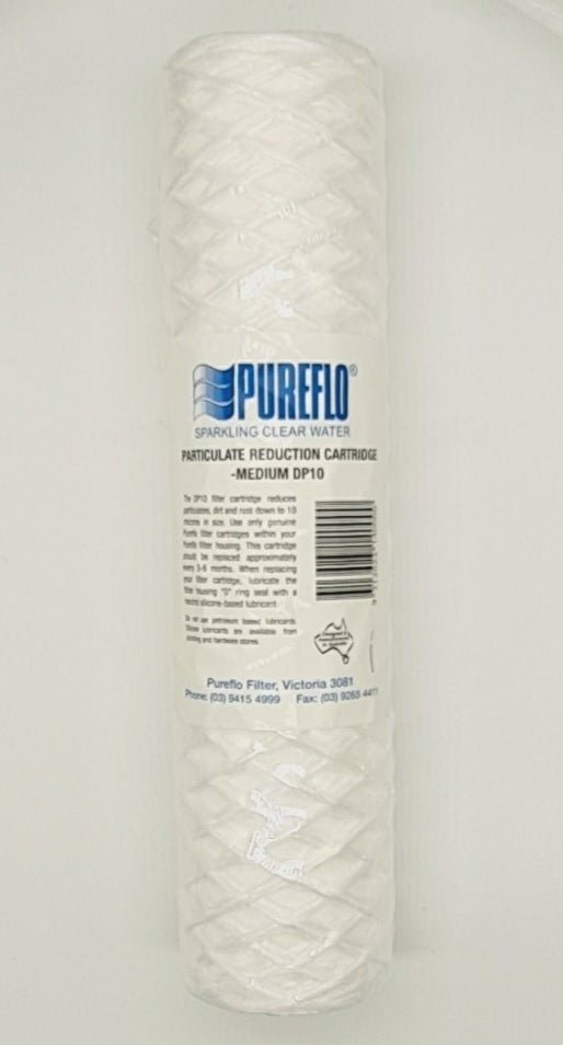 Pureflo Dirt &Rust 10 Micron Water Filtre Medium DP10 - WATER FILTER DISTRIBUTORS