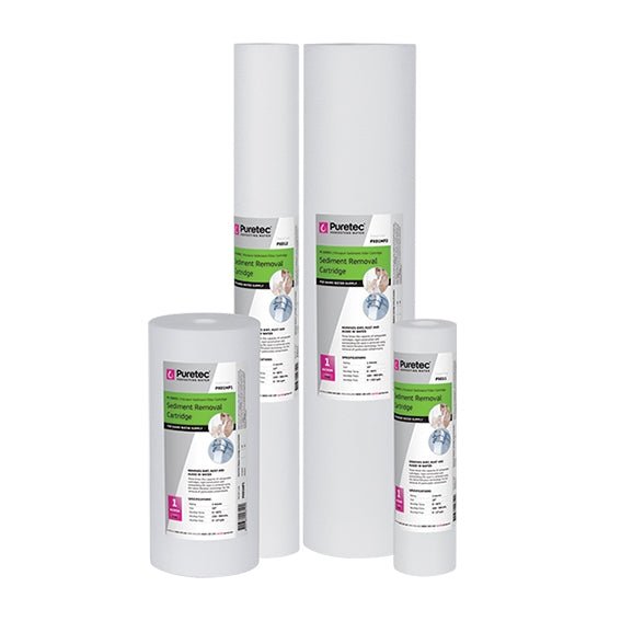 Puretec MB50LD2 Sediment filter 20" x 4.5" depth Polyspun Sediment Cartridges model - WATER FILTER DISTRIBUTORS