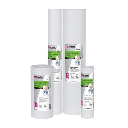 Puretec MB50LD2 Sediment filter 20" x 4.5" depth Polyspun Sediment Cartridges model - WATER FILTER DISTRIBUTORS