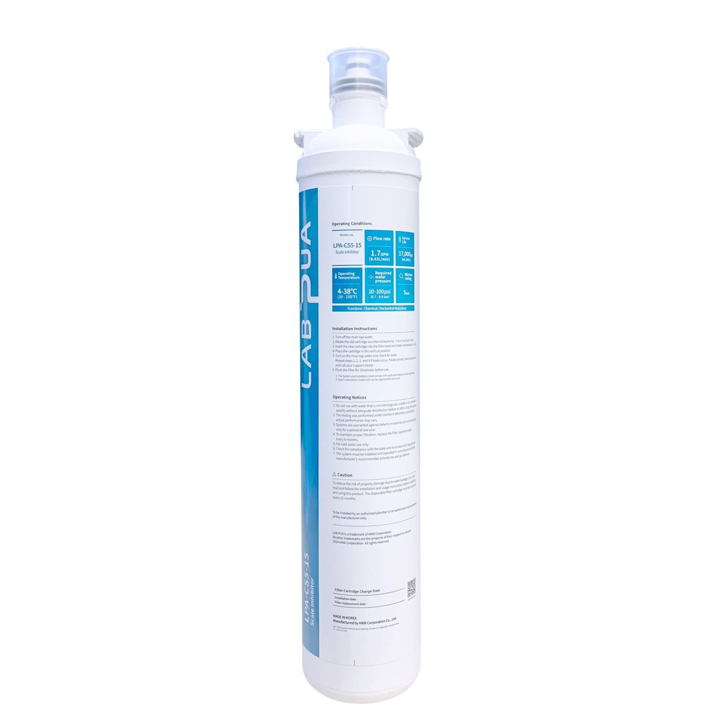 Puretec Puremix Z7 - R Cartridge 1 Micron Replacement Water Filter compatible model, 15 inch - WATER FILTER DISTRIBUTORS