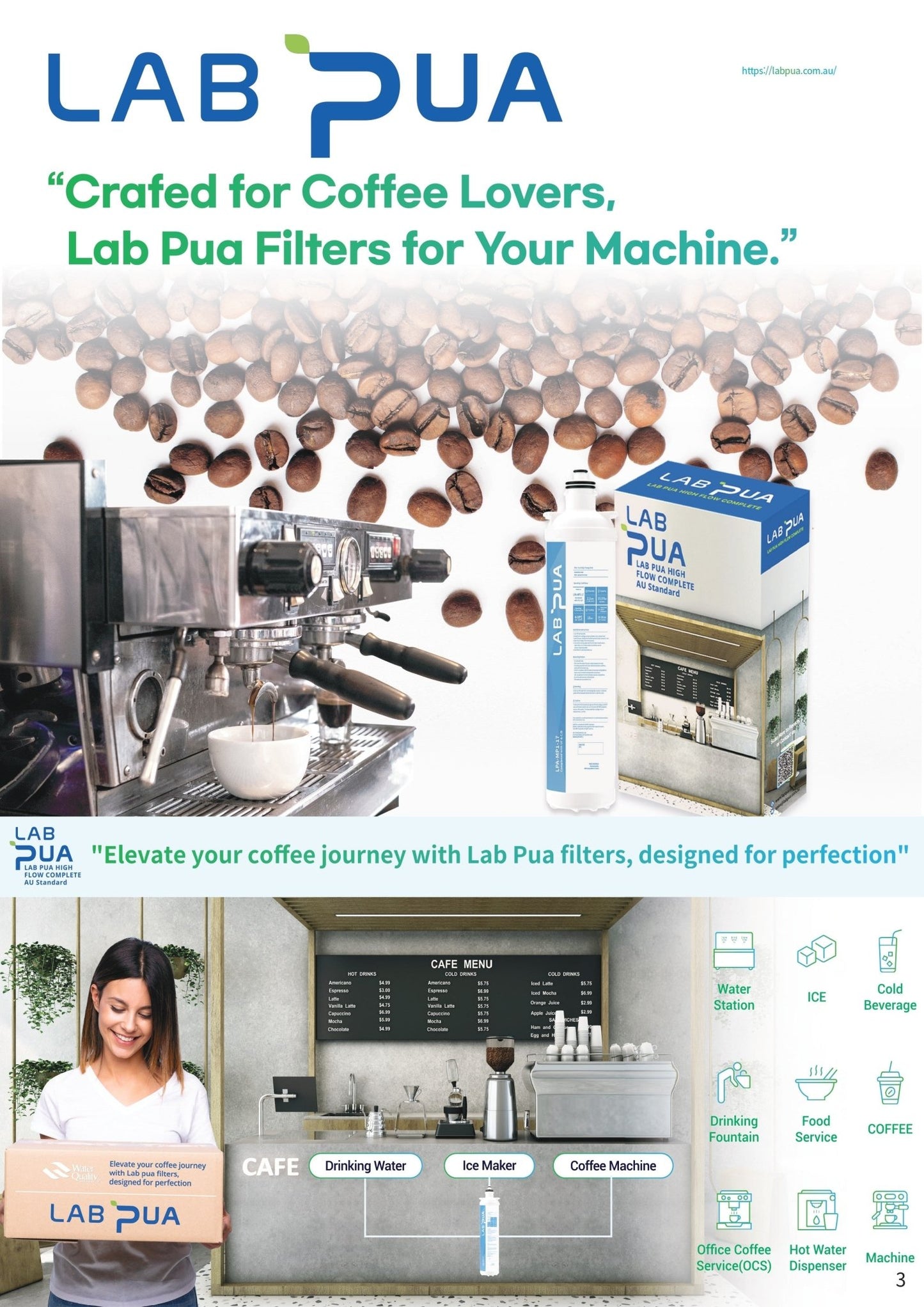 Puretec Puremix Z7 - R Replacement Water filter Cartridge 1 Micron Alternative series from Lab Pua, 15 inch - WATER FILTER DISTRIBUTORS