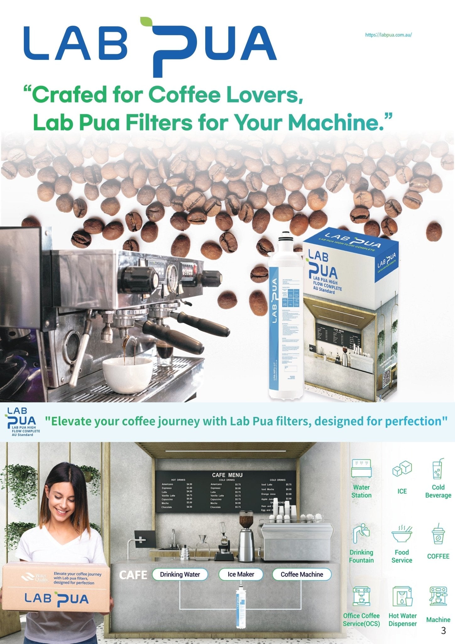 Puretec Puremix Z7 - R Replacement Water filter Cartridge 1 Micron Alternative series from Lab Pua, 15 inch - WATER FILTER DISTRIBUTORS