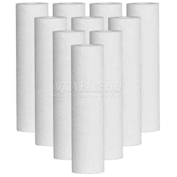 Puretec PX051 Upgrade to AQUA BLUE H20 Polyspun Sediment Cartridge, 10 Inch, 5 Micron - WATER FILTER DISTRIBUTORS