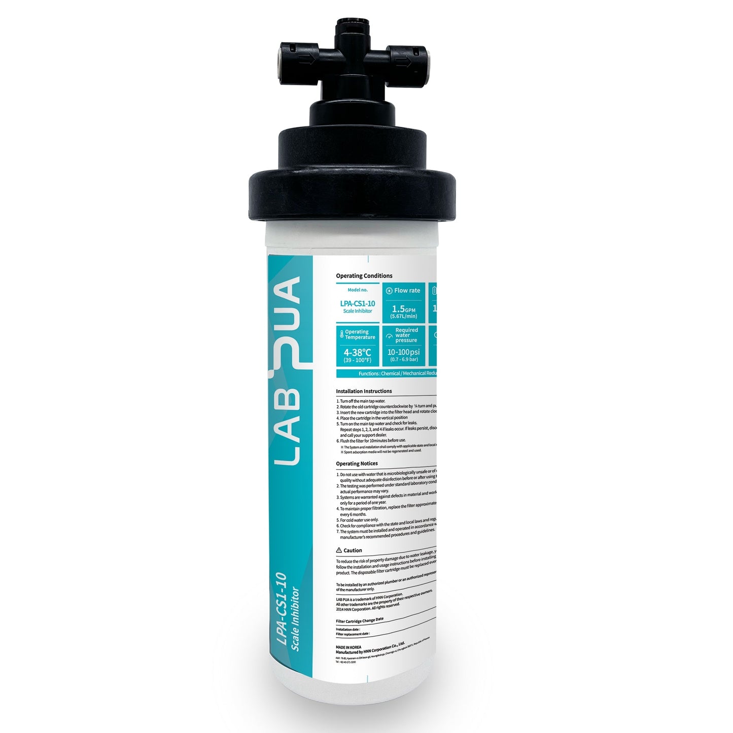 QC6533P Upgrade Kit - Lab Pua LPA - CS1 - 10 1 Micron 1.5GPM 50,000 Liters - WATER FILTER DISTRIBUTORS