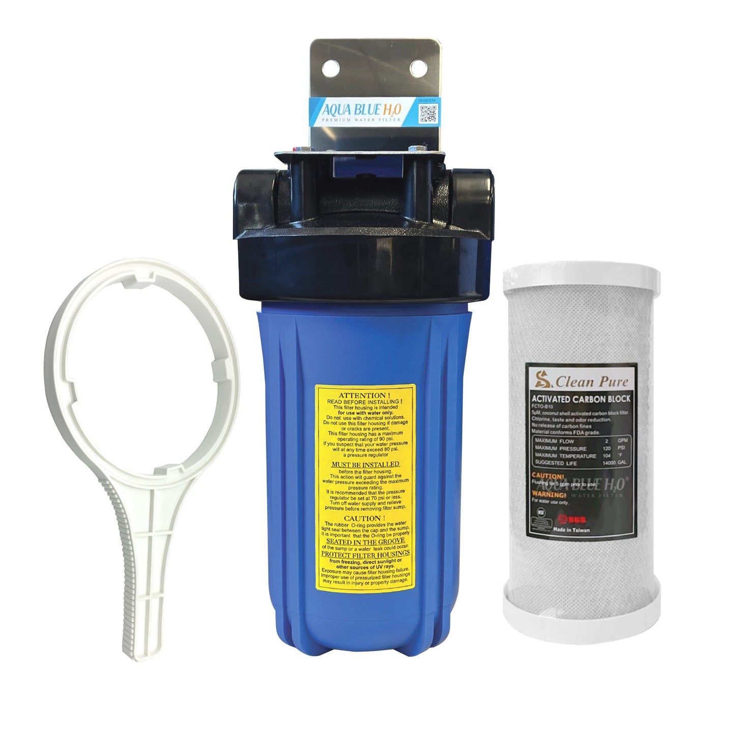 Rain Water Tank Filter system BIG Blue UV residence with CTO 5 Micron filter included - WATER FILTER DISTRIBUTORS