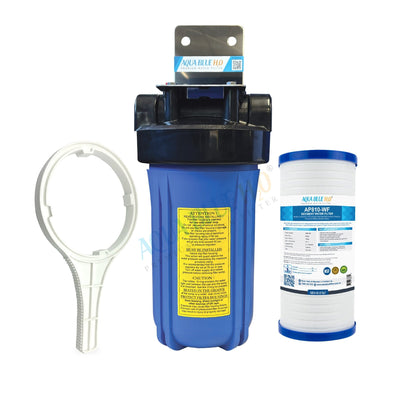 Rain Water Tank Singe Filter system BIG Blue UV residence with AP810 - WF 5 Micron Sediment Filter - WATER FILTER DISTRIBUTORS