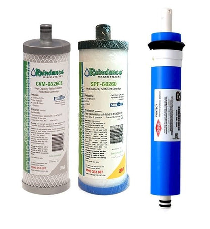 Raindance CVM - 68260Z + SPF - 68260 SureSeal Carbon and Membrane Cartridge set - WATER FILTER DISTRIBUTORS