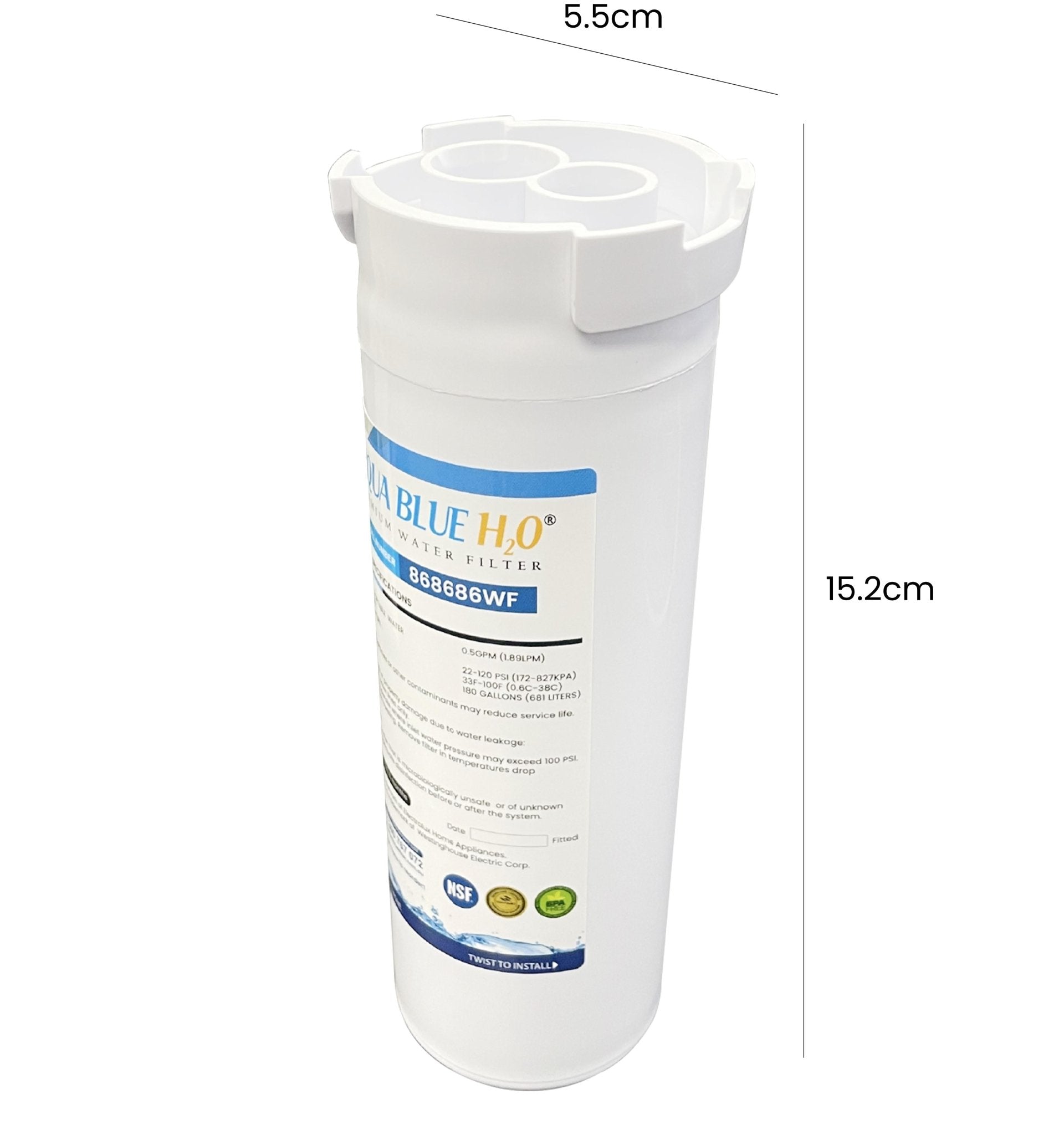 Replacement Cartridge for 868686 - WATER FILTER DISTRIBUTORS