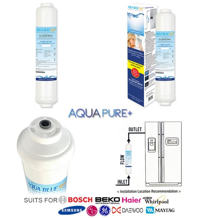Samsung External Compatible Water Filter AQUA BLUE H2O DA2010CB - WF - WATER FILTER DISTRIBUTORS
