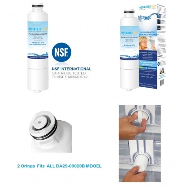 Samsung Fridge Filter DA97-08006 DA29-00020BWF replacement filter - WATER FILTER DISTRIBUTORS
