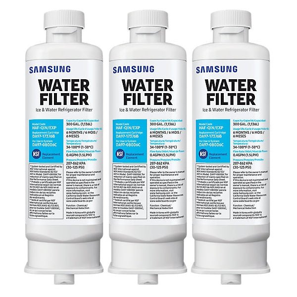 Samsung HAF - QIN/EXP Fridge Water Filter Fits SRF9100BB SRF678CDLS DA97 - 17376B - WATER FILTER DISTRIBUTORS