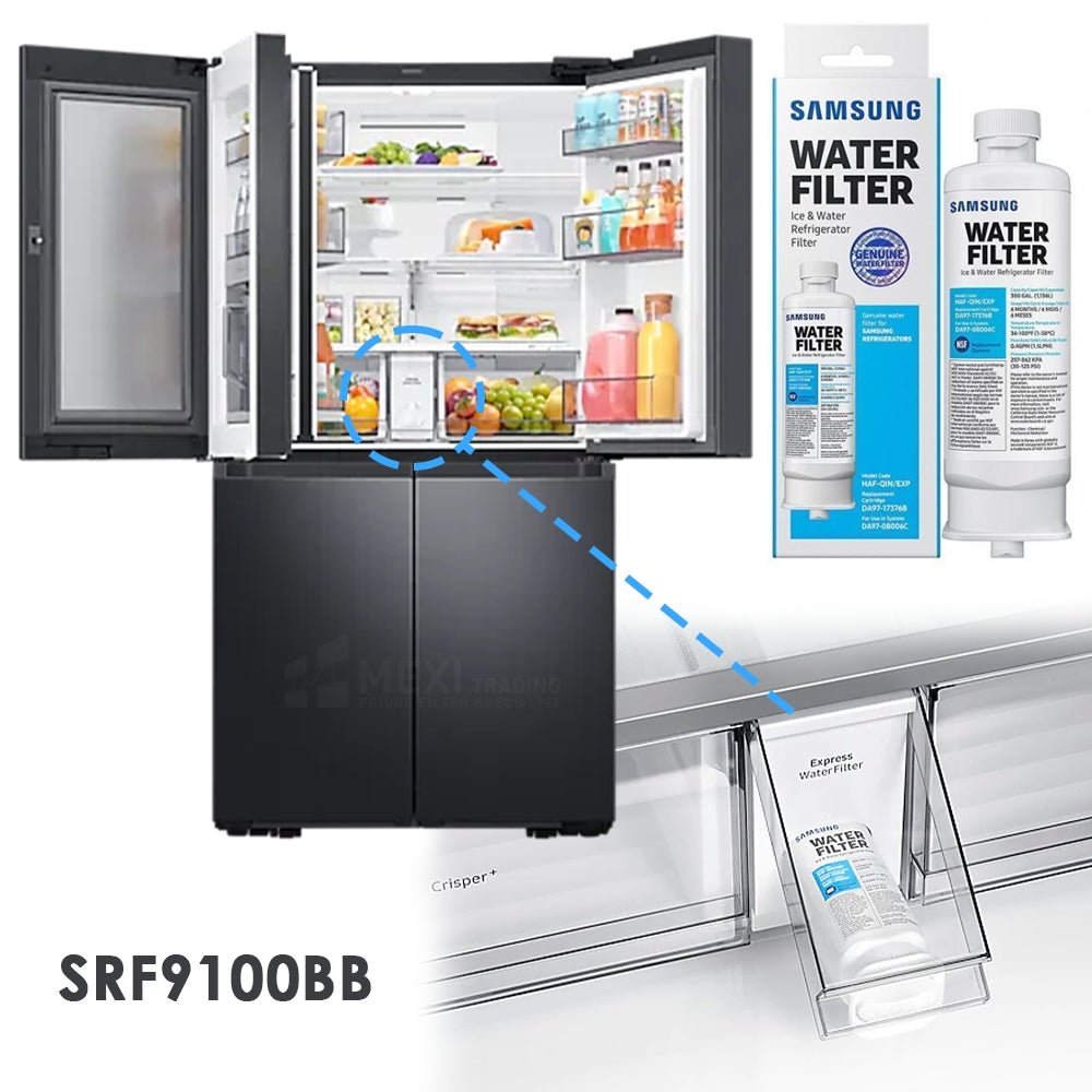 Samsung HAF - QIN/EXP Fridge Water Filter Fits SRF9100BB SRF678CDLS DA97 - 17376B - WATER FILTER DISTRIBUTORS