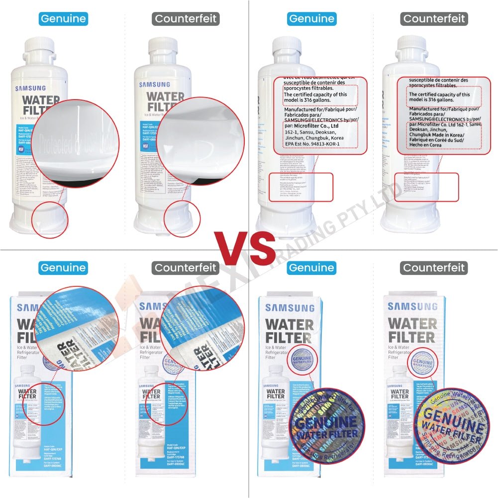 Samsung HAF - QIN/EXP Fridge Water Filter Fits SRF9100BB SRF678CDLS DA97 - 17376B - WATER FILTER DISTRIBUTORS