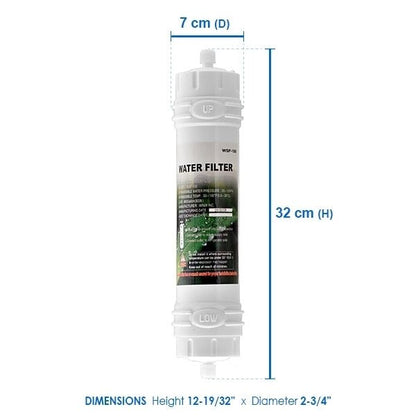 Samsung WSF - 100 HAFEF Magic External Fridge Water Filter + Hose(10m) Kit + Valve - WATER FILTER DISTRIBUTORS