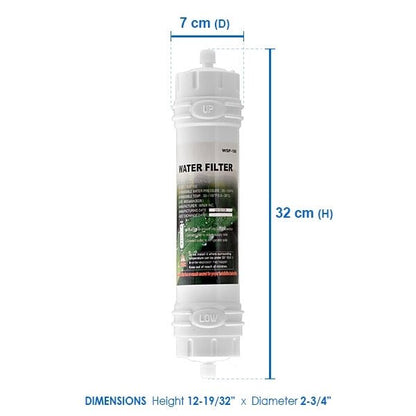 Samsung WSF - 100 HAFEF Magic External Fridge Water Filter + Hose(5m) Kit + Valve - WATER FILTER DISTRIBUTORS