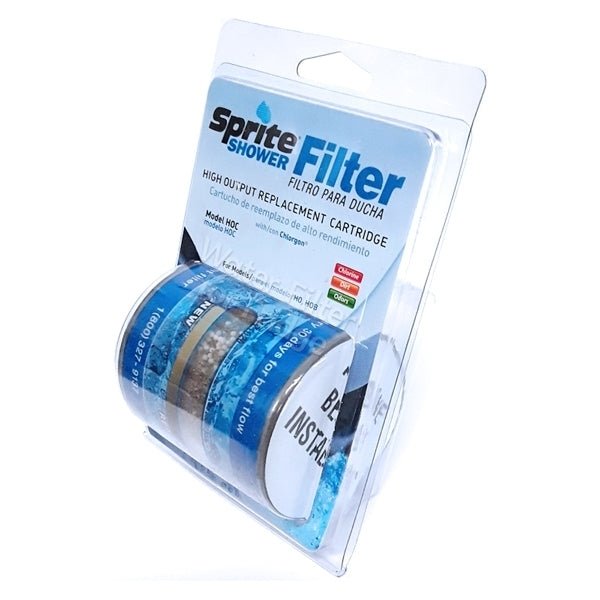 Sprite Brass Chrome Shower Filter & Chrome Shower Rose - WATER FILTER DISTRIBUTORS