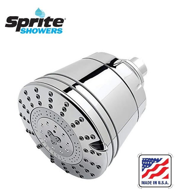 Sprite Shower Filters | Filtered Shower Head AE7 & Slim Line Cartridge SLC | Made in USA - WATER FILTER DISTRIBUTORS