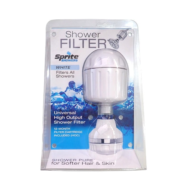 Sprite USA High - Output HOC Shower Water Filter White - WATER FILTER DISTRIBUTORS