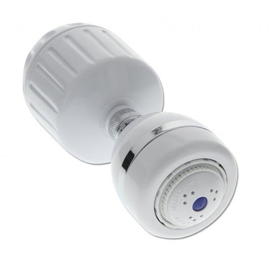 Sprite White Shower Water Filter HOC & Replacement Rose - WATER FILTER DISTRIBUTORS