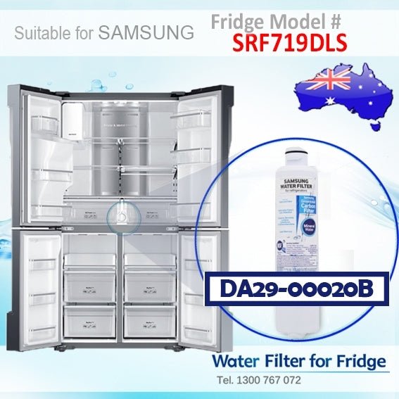 SRF719DLS Samsung Fridge DA29 - 00020A/B Water Filter Genuine Part - WATER FILTER DISTRIBUTORS