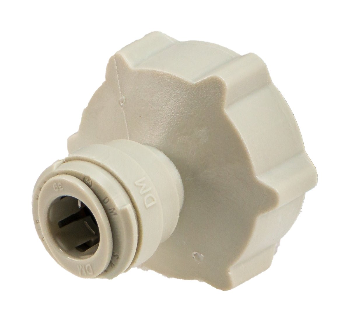 Tap Adaptor 3/4" Female BSP Thread to 3/8" Pushfit Tube original DM fit - WATER FILTER DISTRIBUTORS