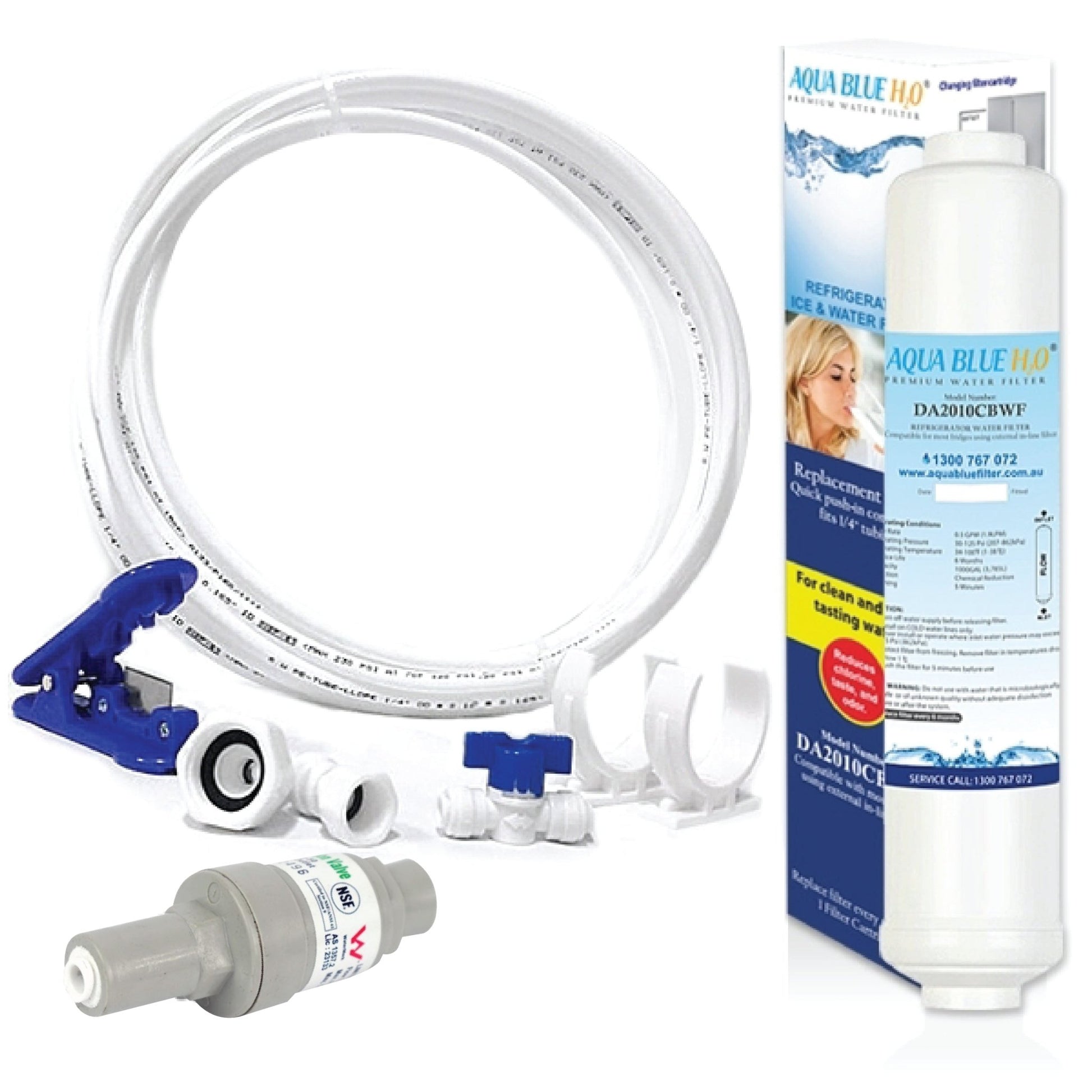 TPLV350KPA ¼ + Water Line Hose Kit 1/4 inch + Compatible Water Filter Set - WATER FILTER DISTRIBUTORS